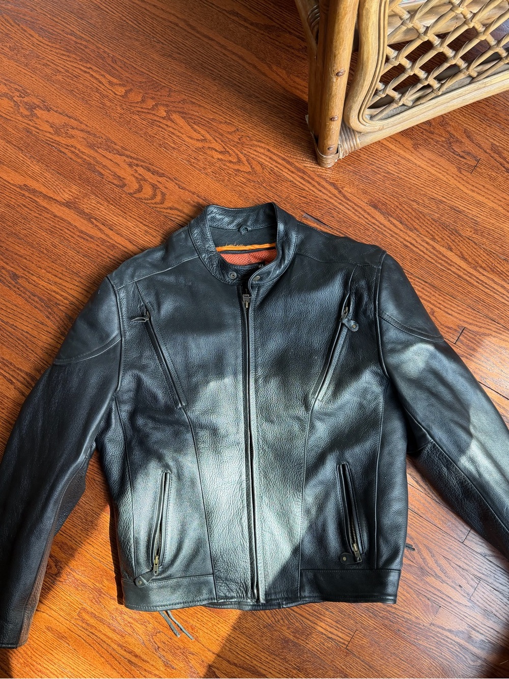 Milwaukee Leather Motorcycle Jacket, Men’s XL